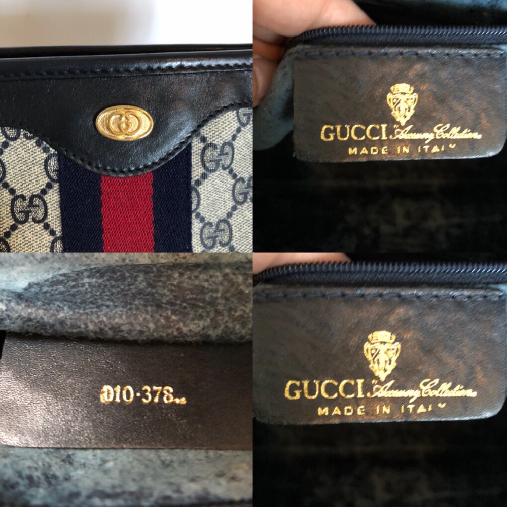 GUCCI VINTAGE TOTE EAST-WEST TOTE BAG - Picture 8 of 8
